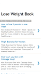 Mobile Screenshot of loseweightbook.blogspot.com