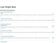 Tablet Screenshot of loseweightbook.blogspot.com