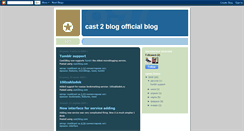 Desktop Screenshot of cast2blog.blogspot.com