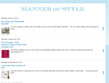 Tablet Screenshot of mannerofstyle.blogspot.com