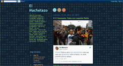 Desktop Screenshot of machetazo.blogspot.com