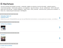Tablet Screenshot of machetazo.blogspot.com