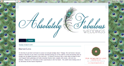 Desktop Screenshot of abfabwedding.blogspot.com