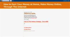 Desktop Screenshot of how-earn-money-at-home.blogspot.com