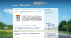 Desktop Screenshot of modern-ceiling-fans.blogspot.com