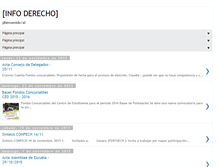 Tablet Screenshot of infoderechouchile.blogspot.com