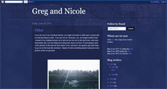 Desktop Screenshot of greg-nicole.blogspot.com