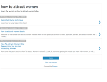 Tablet Screenshot of how-to-attract-women-book.blogspot.com