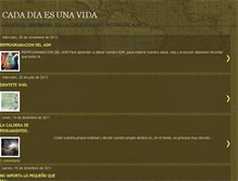 Tablet Screenshot of cadadiaesunavida.blogspot.com