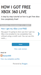 Mobile Screenshot of freexbox360livepoints.blogspot.com