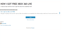 Tablet Screenshot of freexbox360livepoints.blogspot.com