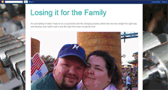 Desktop Screenshot of losingitforthefamily.blogspot.com