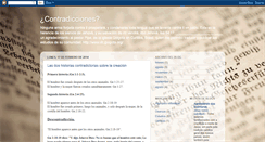 Desktop Screenshot of descontradicciones.blogspot.com