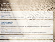 Tablet Screenshot of descontradicciones.blogspot.com