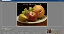 Desktop Screenshot of foodphototips.blogspot.com