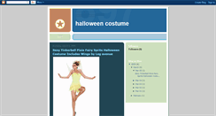 Desktop Screenshot of halloween--costume.blogspot.com