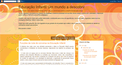 Desktop Screenshot of educacaoinfantilummundoadescobrir.blogspot.com