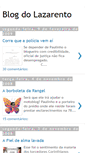 Mobile Screenshot of blogdolazarento.blogspot.com