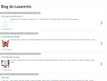 Tablet Screenshot of blogdolazarento.blogspot.com