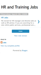 Mobile Screenshot of hrjobworld.blogspot.com