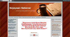 Desktop Screenshot of kejayaansebenar.blogspot.com