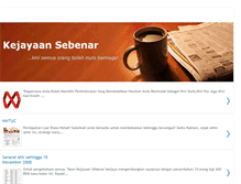 Tablet Screenshot of kejayaansebenar.blogspot.com