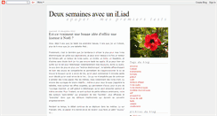 Desktop Screenshot of deuxsemainesavecuniliad.blogspot.com