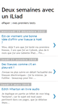 Mobile Screenshot of deuxsemainesavecuniliad.blogspot.com