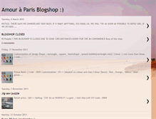 Tablet Screenshot of amour-a-paris.blogspot.com