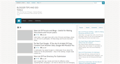 Desktop Screenshot of bloggertips8.blogspot.com
