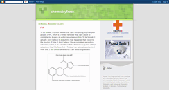 Desktop Screenshot of chemistryfreak.blogspot.com