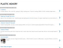 Tablet Screenshot of plastic-memory.blogspot.com