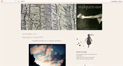 Desktop Screenshot of missmilquetoast.blogspot.com