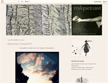 Tablet Screenshot of missmilquetoast.blogspot.com