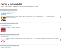 Tablet Screenshot of humorycosascuriosas.blogspot.com