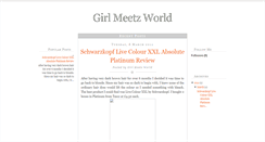 Desktop Screenshot of girlmeetzworld.blogspot.com