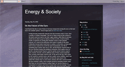Desktop Screenshot of energysociety.blogspot.com