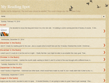 Tablet Screenshot of myreadingspot.blogspot.com