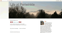Desktop Screenshot of lifeatperiwinkle.blogspot.com