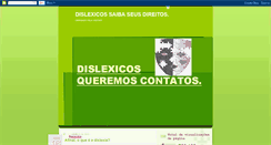 Desktop Screenshot of dislexicosaibaseusdireitos.blogspot.com