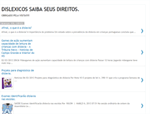 Tablet Screenshot of dislexicosaibaseusdireitos.blogspot.com