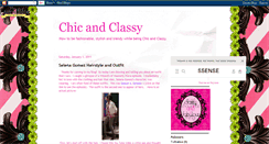 Desktop Screenshot of chicandclassy.blogspot.com