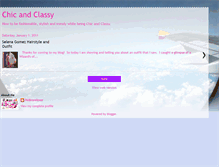 Tablet Screenshot of chicandclassy.blogspot.com