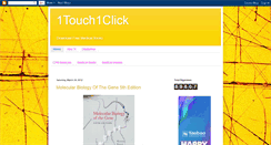 Desktop Screenshot of 1touch1click.blogspot.com