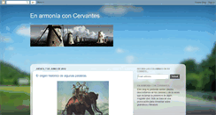 Desktop Screenshot of laspacesconcervantes.blogspot.com