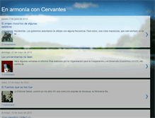 Tablet Screenshot of laspacesconcervantes.blogspot.com