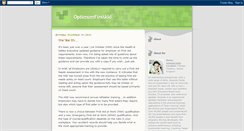 Desktop Screenshot of optimumfirstaid.blogspot.com