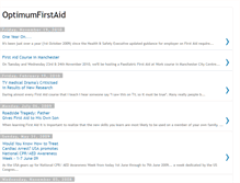 Tablet Screenshot of optimumfirstaid.blogspot.com