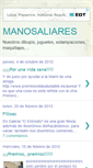 Mobile Screenshot of manosaliaresencasa.blogspot.com