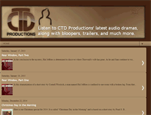 Tablet Screenshot of ctdproductions.blogspot.com